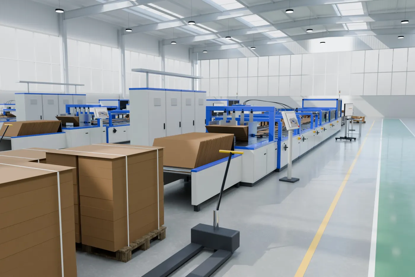 Feeder of a folder-gluer line